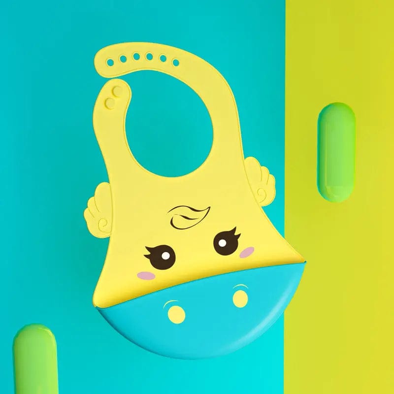 Bavoir en silicone animaux