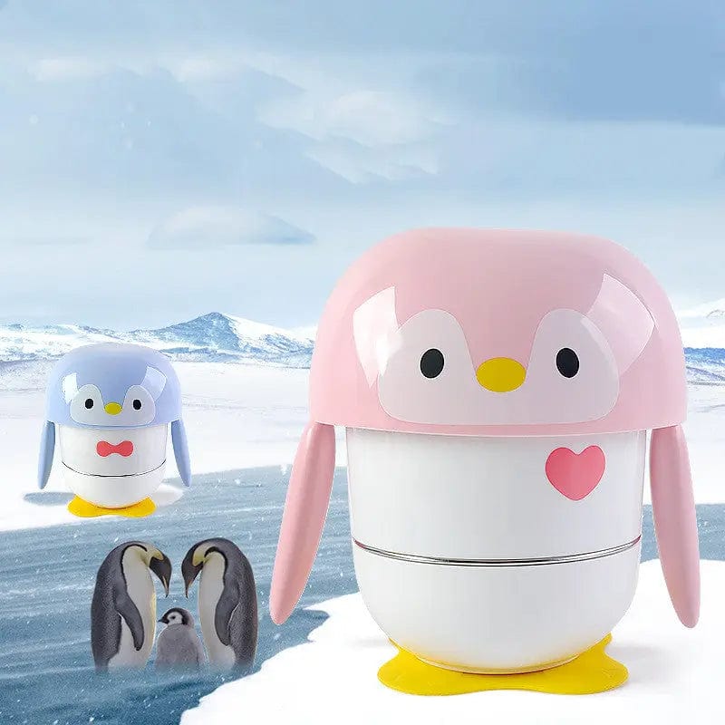Bol de transport de repas pingouin