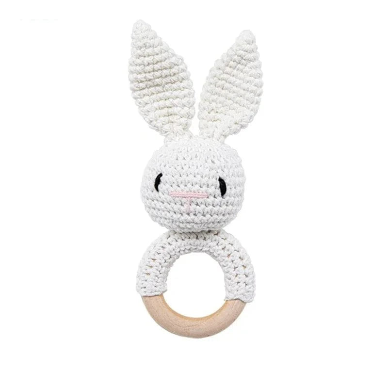 Hochet Crochet anneau Lapin