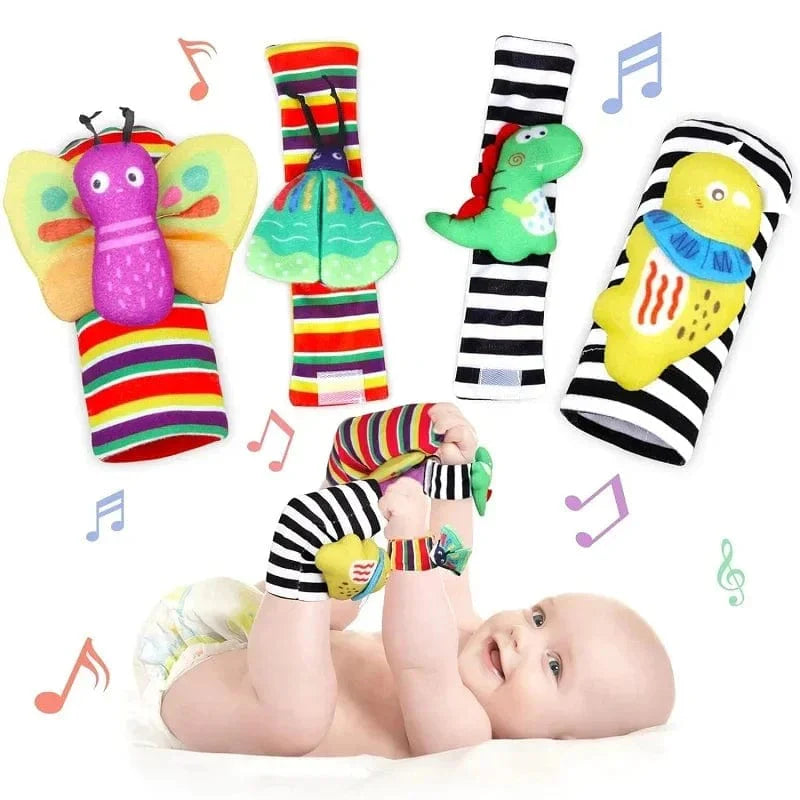 Hochets Mains et Pieds - Pack de 4