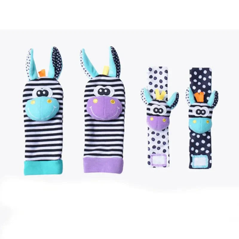 Hochets Mains et Pieds - Pack de 4