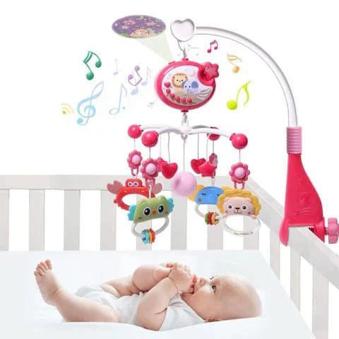 Mobile Bébé Lumineux Musical et Projecteur