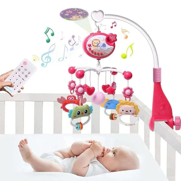 Mobile Bébé Lumineux Musical et Projecteur