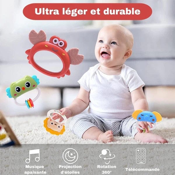 Mobile Bébé Lumineux Musical et Projecteur