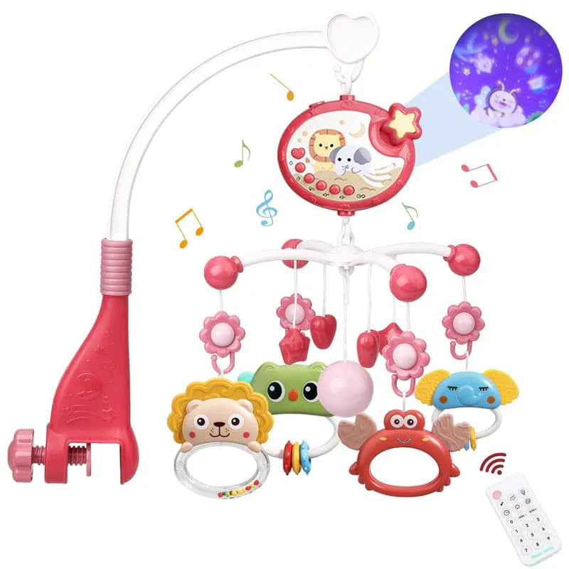 Mobile Bébé Lumineux Musical et Projecteur