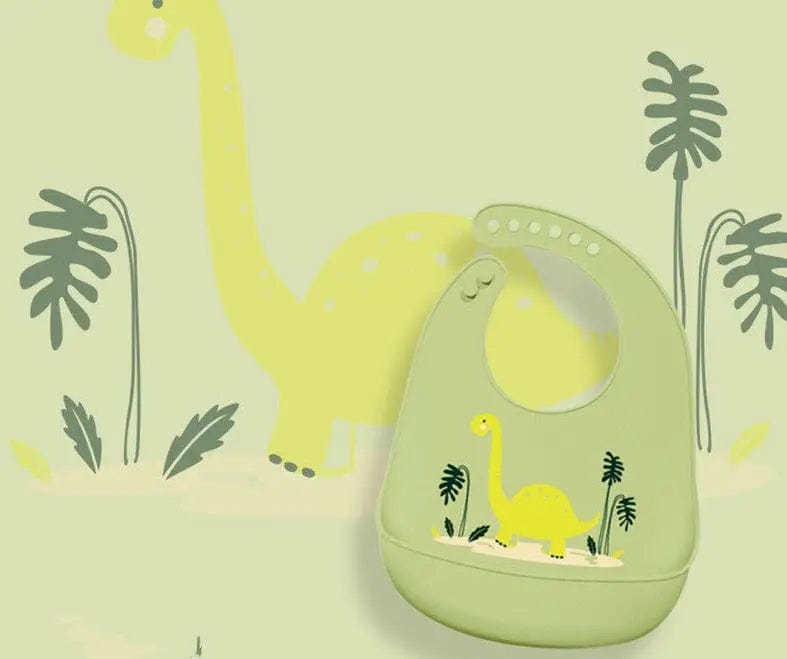 Bavoir en silicone animaux