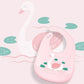 Bavoir en silicone animaux