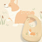 Bavoir en silicone animaux