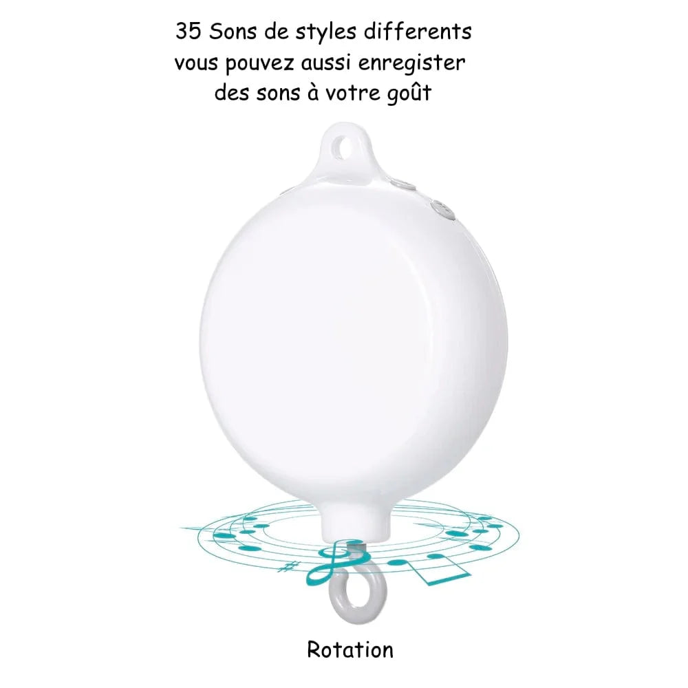 Boîte à Musique Télécommandé pour Lit Bébé