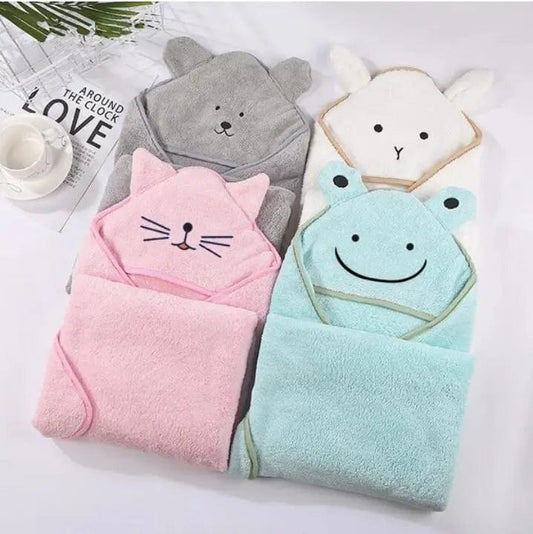 Cape de bain pour bébé 90x90 cm