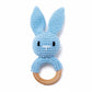 Hochet Crochet anneau Lapin