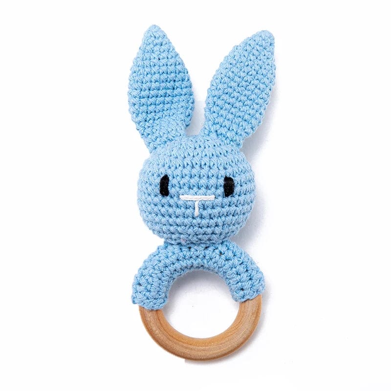 Hochet Crochet anneau Lapin