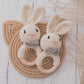Hochet Crochet anneau Lapin
