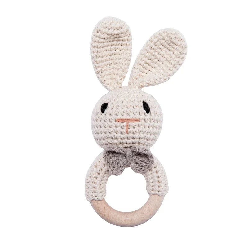 Hochet Crochet anneau Lapin