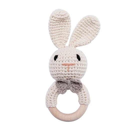 Hochet Crochet anneau Lapin