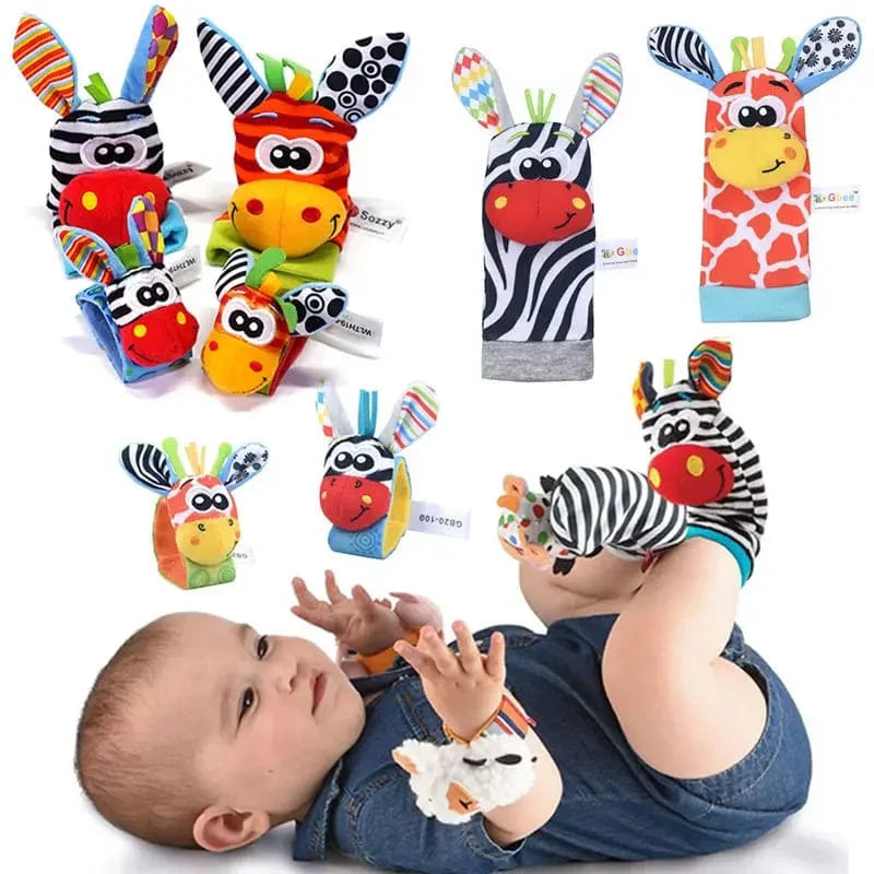 Hochets Mains et Pieds - Pack de 4