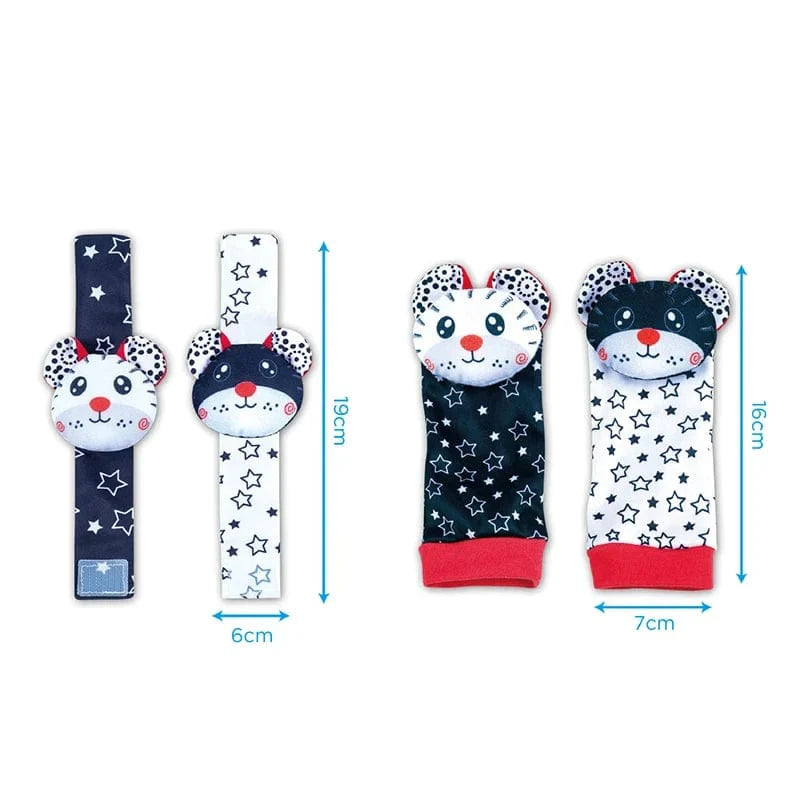 Hochets Mains et Pieds - Pack de 4
