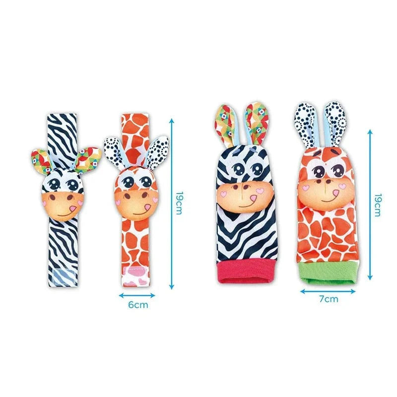 Hochets Mains et Pieds - Pack de 4