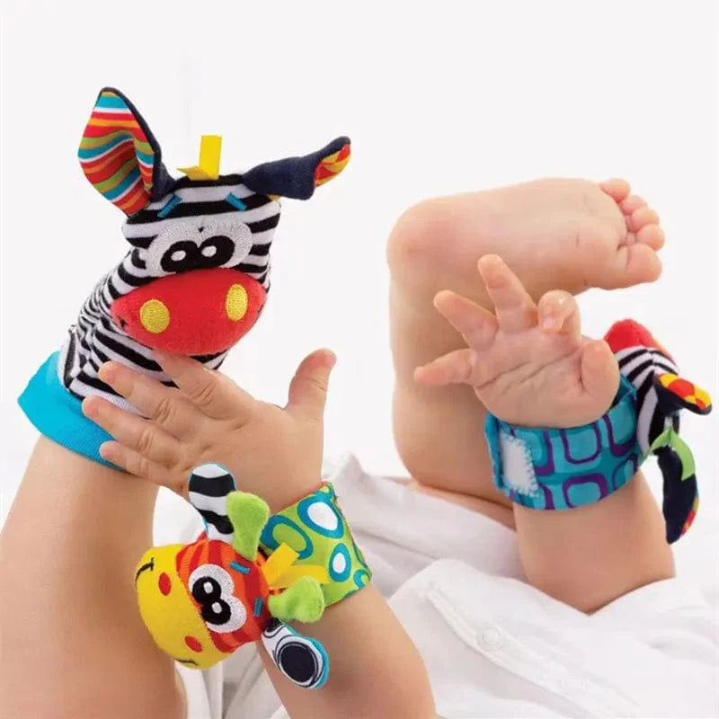 Hochets Mains et Pieds - Pack de 4
