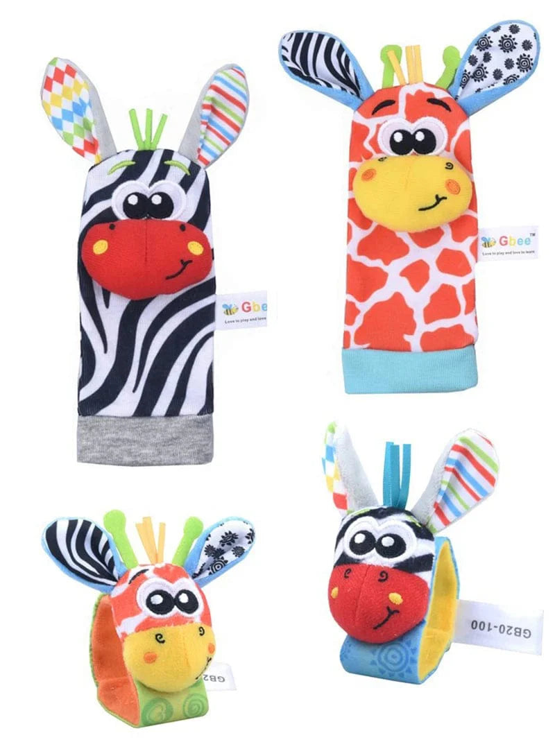 Hochets Mains et Pieds - Pack de 4
