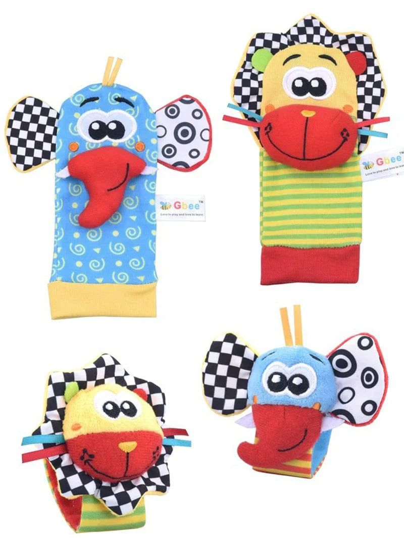 Hochets Mains et Pieds - Pack de 4