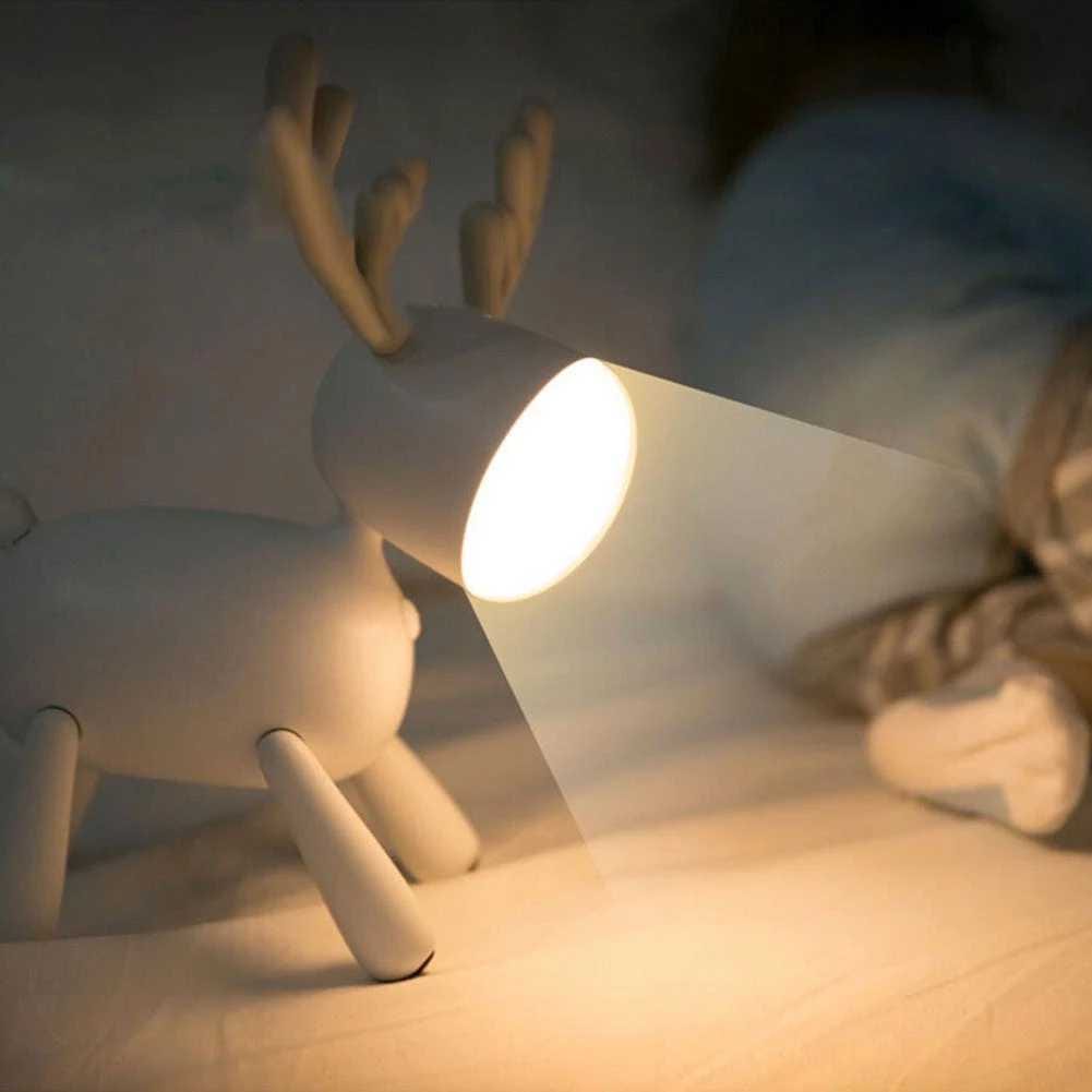 Lampe de chevet cerf