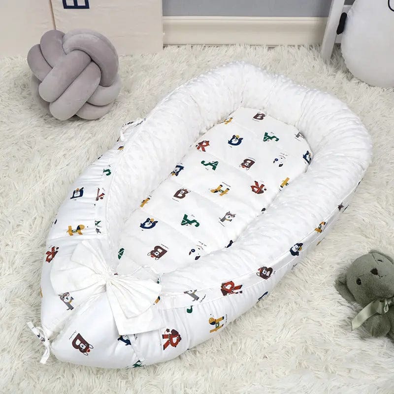 Lit portable en pur coton
