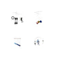 Lot 4 Mobiles Montessori