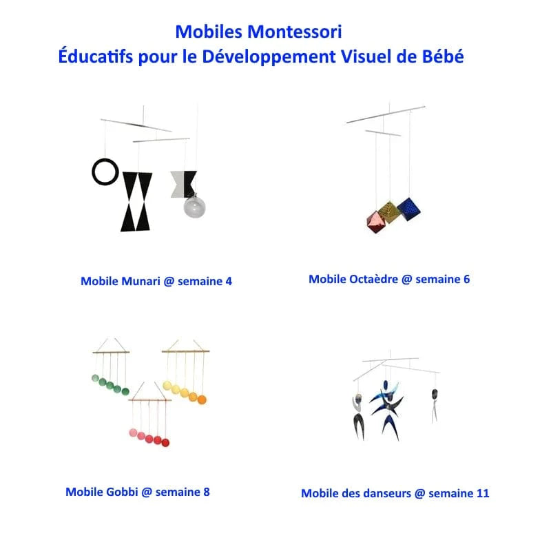 Lot 4 Mobiles Montessori