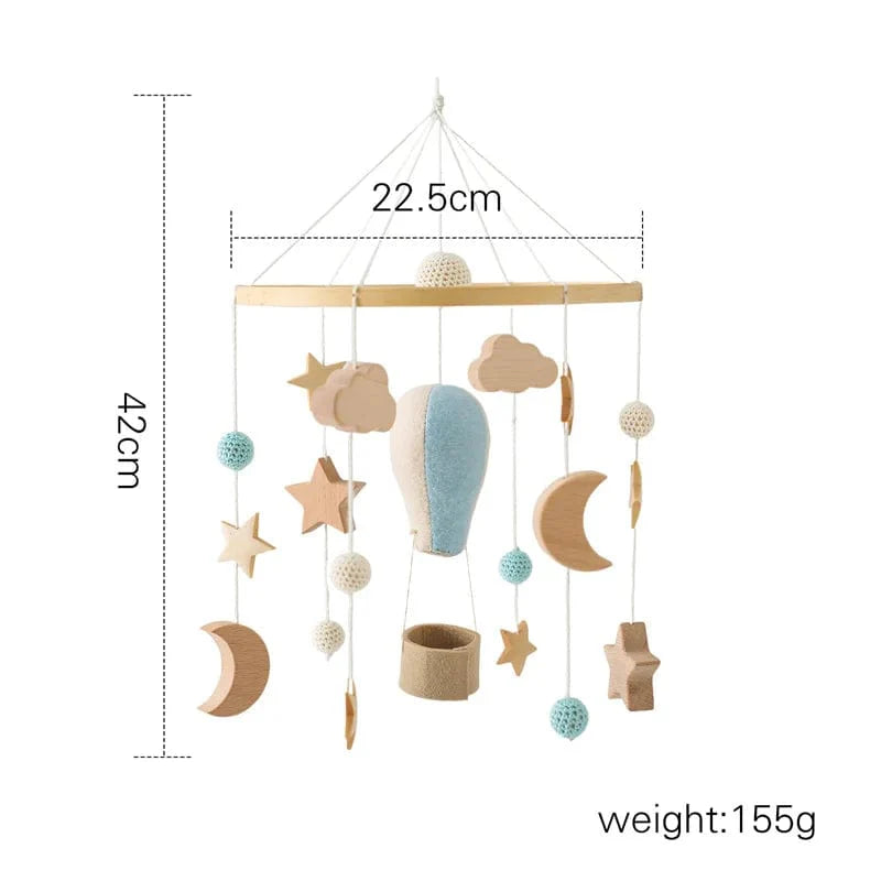 Mobile éveil bébé  Montgolfière