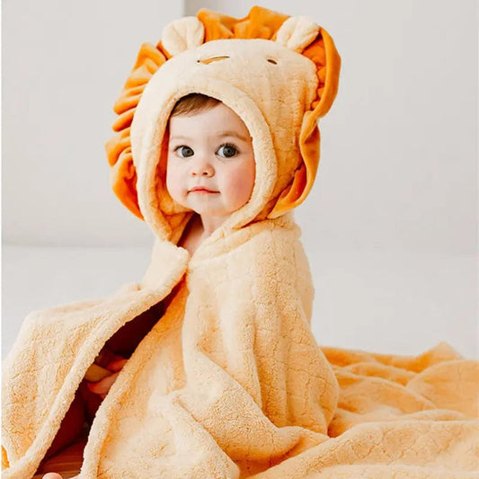 Cape de bain animaux pour bébé